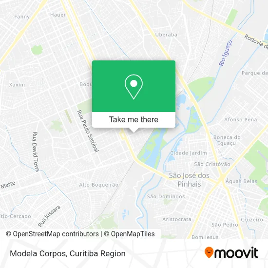 Modela Corpos map