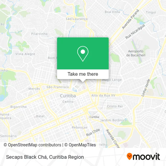 Secaps Black Chá map