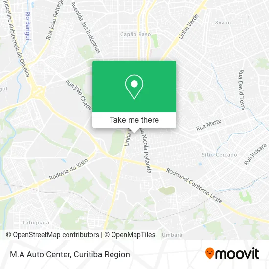 M.A Auto Center map