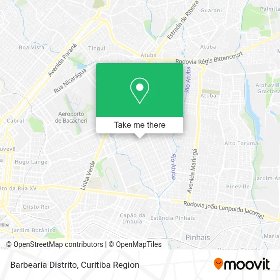 Barbearia Distrito map