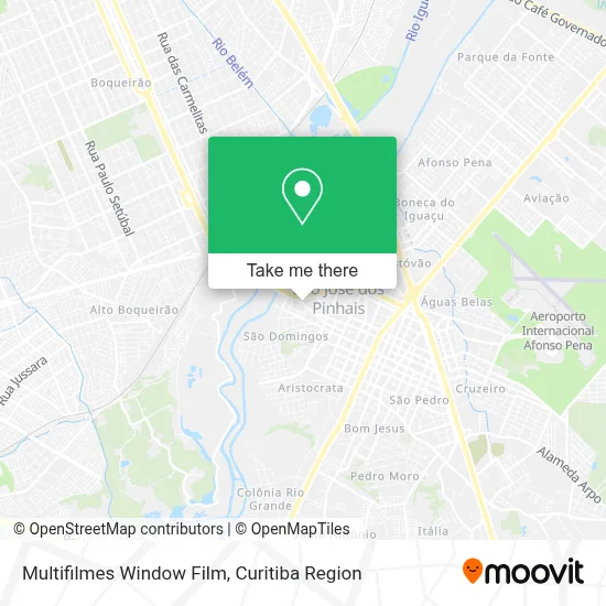 Multifilmes Window Film map