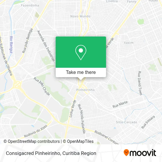 Consigacred Pinheirinho map