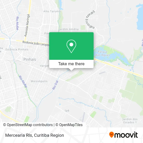 Mercearia Rls map