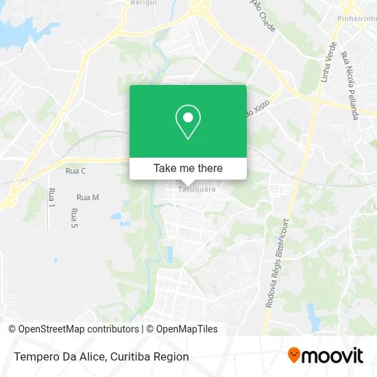 Tempero Da Alice map