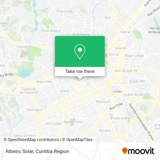 Ribeiro Solar map