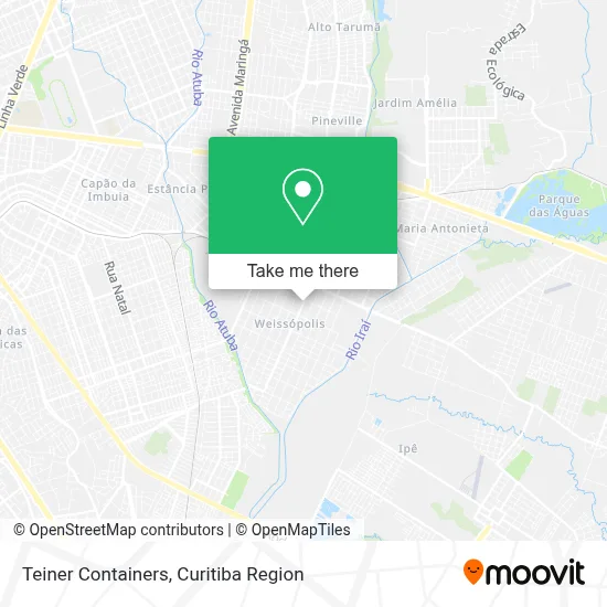 Teiner Containers map