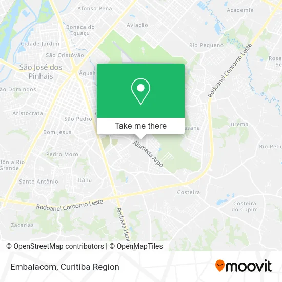 Embalacom map