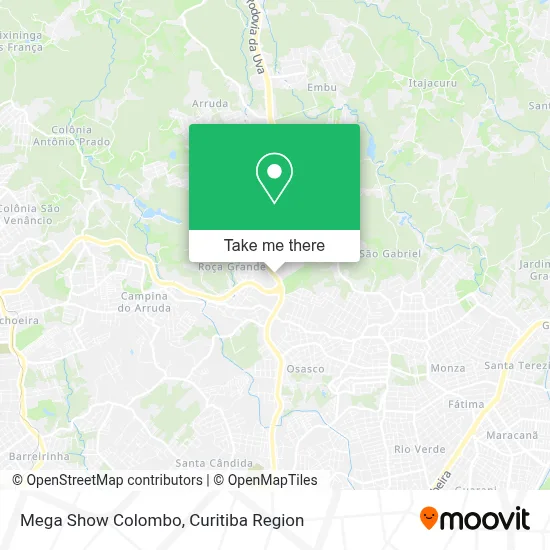 Mega Show Colombo map