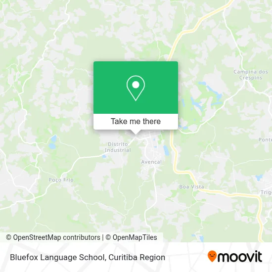 Bluefox Language School map