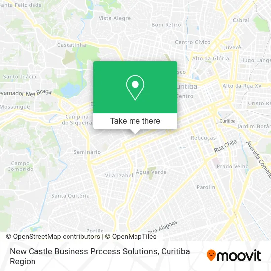 New Castle Business Process Solutions map