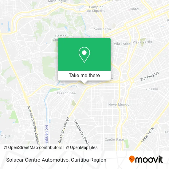 Solacar Centro Automotivo map