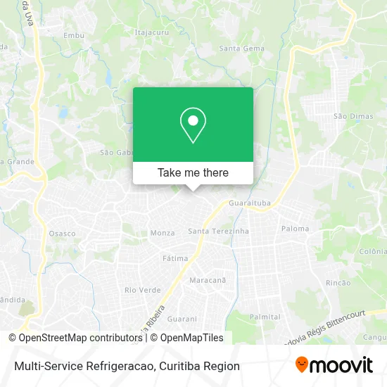 Multi-Service Refrigeracao map
