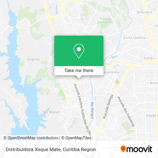 Distribuidora Xeque Mate map