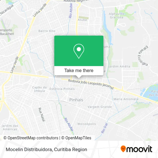 Mocelin Distribuidora map