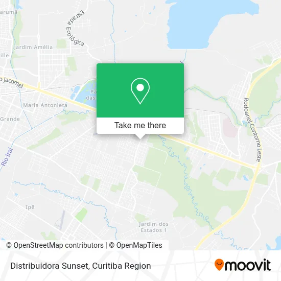 Distribuidora Sunset map