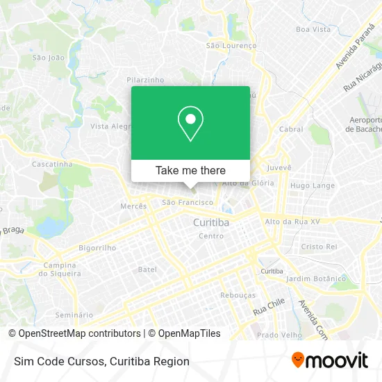 Sim Code Cursos map