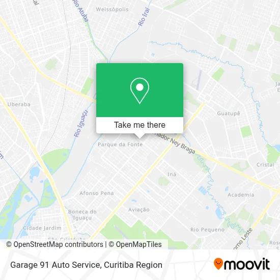 Garage 91 Auto Service map