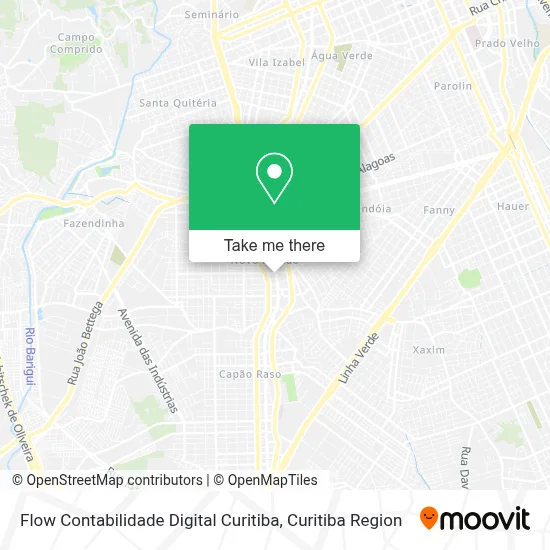 Flow Contabilidade Digital Curitiba map