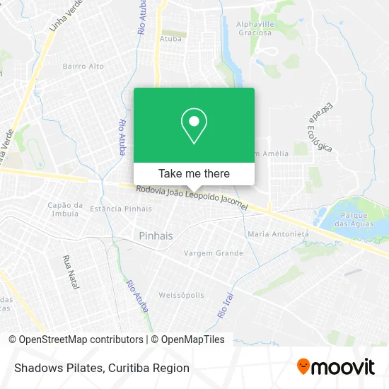 Shadows Pilates map