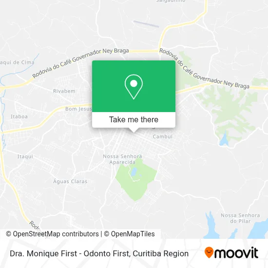 Dra. Monique First - Odonto First map