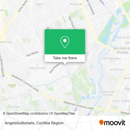Angelstudionails map