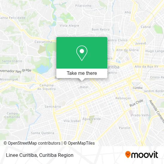 Linee Curitiba map