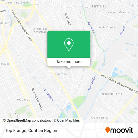 Top Frango map