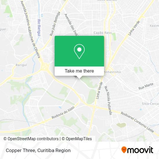 Copper Three map