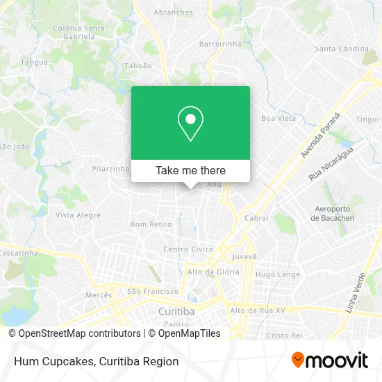 Hum Cupcakes map