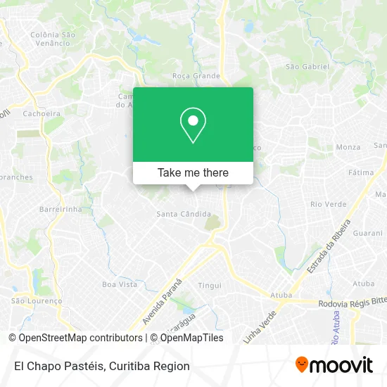 El Chapo Pastéis map