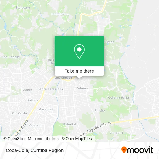 Coca-Cola map