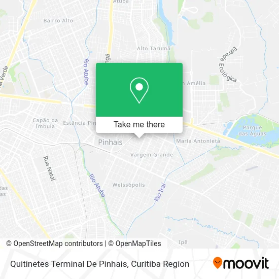 Quitinetes Terminal De Pinhais map