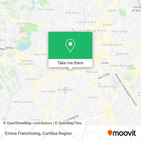 Emive Franchising map