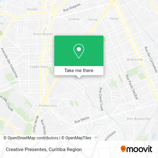 Creative Presentes map
