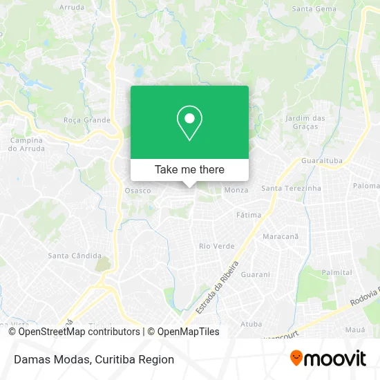 Damas Modas map