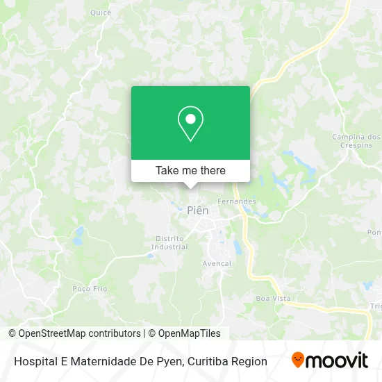 Hospital E Maternidade De Pyen map