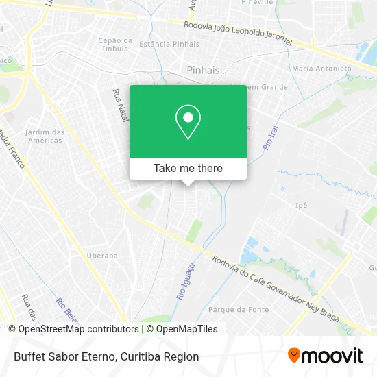 Buffet Sabor Eterno map