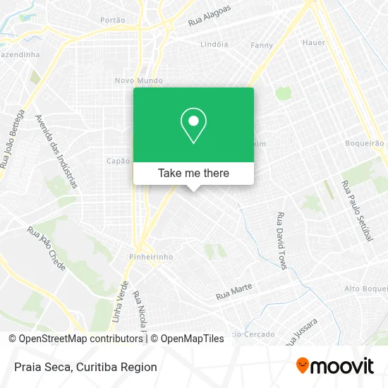 Praia Seca map