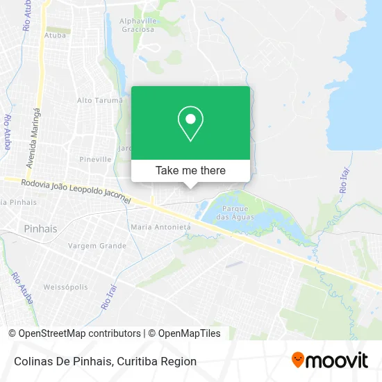 Colinas De Pinhais map
