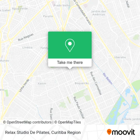 Relax Studio De Pilates map