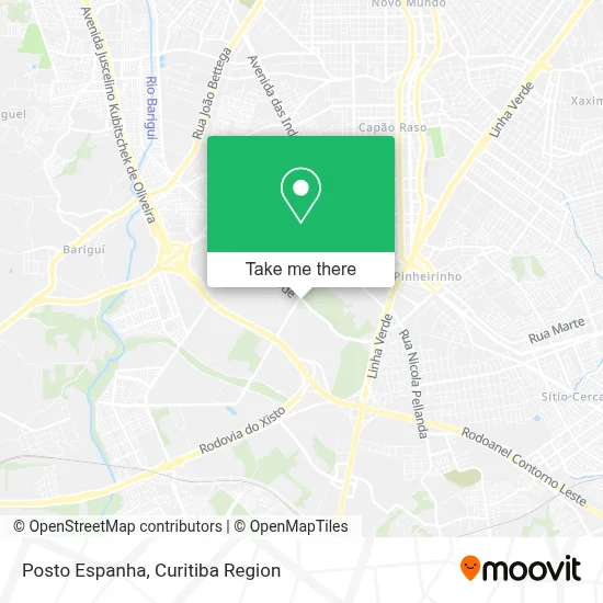 Posto Espanha map
