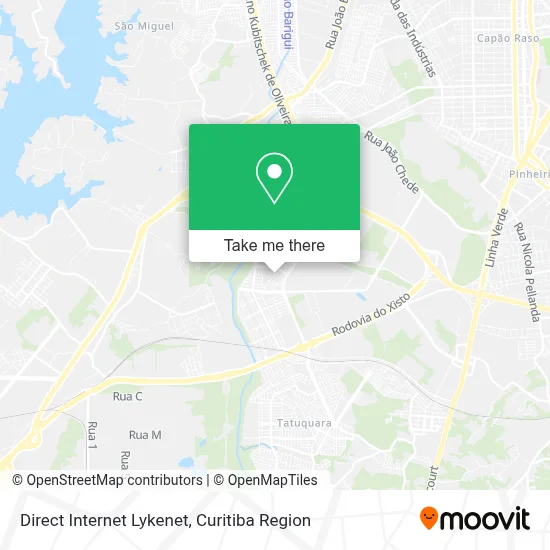 Direct Internet Lykenet map