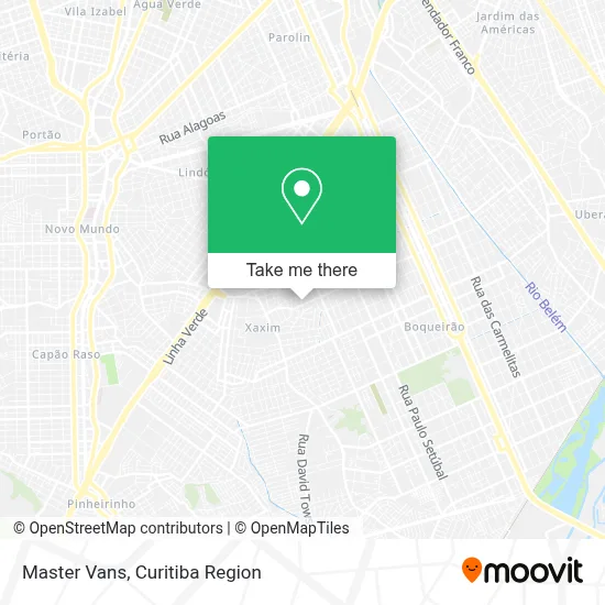 Master Vans map