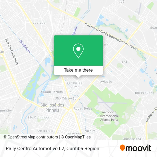Rally Centro Automotivo L2 map