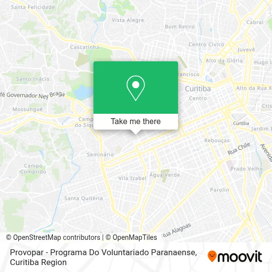 Provopar - Programa Do Voluntariado Paranaense map