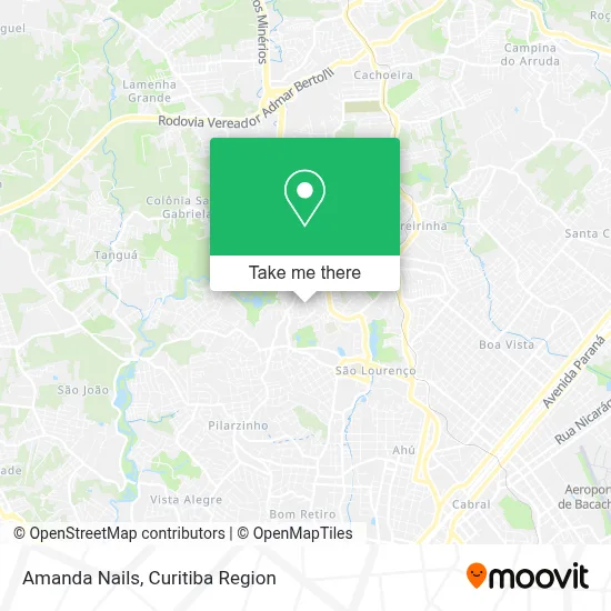 Amanda Nails map