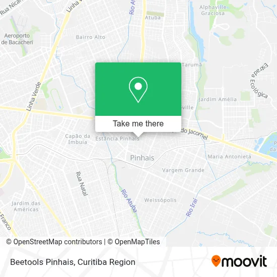 Beetools Pinhais map