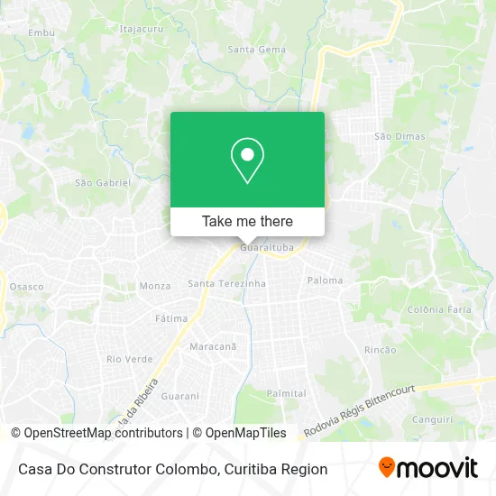 Casa Do Construtor Colombo map