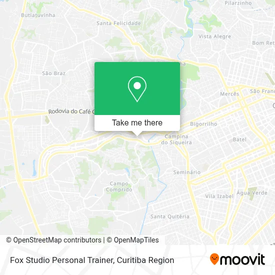 Fox Studio Personal Trainer map