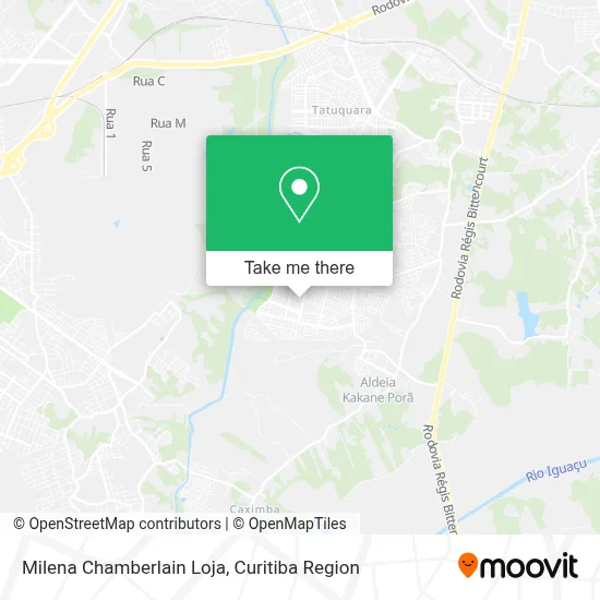 Milena Chamberlain Loja map